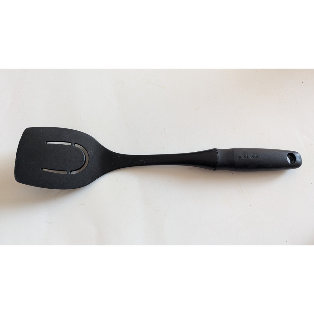 GoodCook Black Nylon Slotted Turner Spatula Heat Resistant Kitchen Tool 13 inch